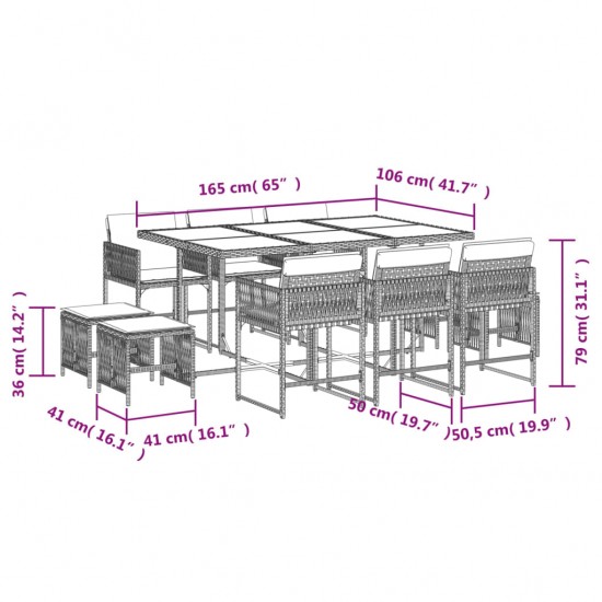 Balkono pertvara, antracito ir baltos spalvos, 75x500cm, HDPE