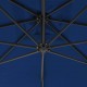 Gembinis skėtis su plieniniu stulpu, tamsiai mėlynas, 300cm