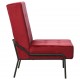 Poilsio kėdė, raudonojo vyno spalvos, 65x79x87cm, aksomas
