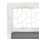 338555  4-Panel Room Divider Grey 140x165 cm Fabric