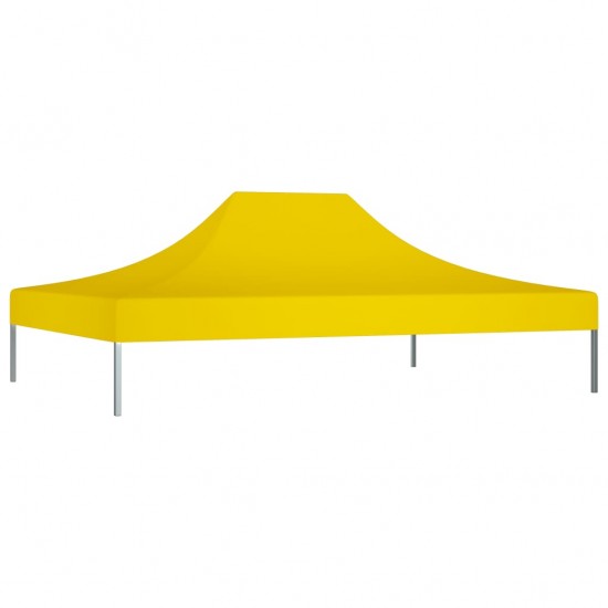 Proginės palapinės stogas, geltonos spalvos, 4x3m, 270 g/m²