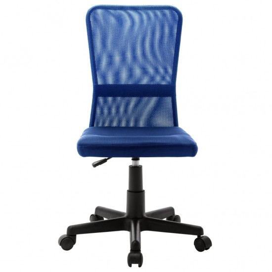 Biuro kėdė, mėlynos spalvos, 44x52x100cm, tinklinis audinys