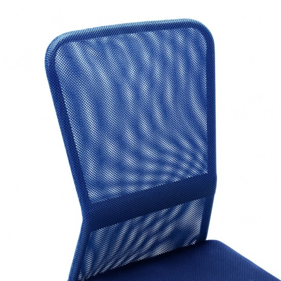 Biuro kėdė, mėlynos spalvos, 44x52x100cm, tinklinis audinys
