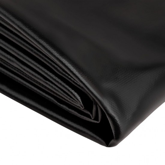 Tvenkinio įdėklas, juodos spalvos, 2x8m, PVC, 0,5mm