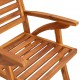 Sodo kėdės, 6vnt., akacijos medienos masyvas (2x310630)