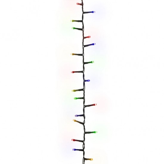Smulkių LED lempučių girlianda, 65m, PVC, 3000 spalvotų LED