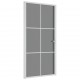 Vidaus durys, baltos, 102,5x201,5cm, ESG stiklas ir aliuminis