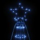 Kalėdų eglutė su kuoliuku, 800cm, 1134 mėlynos spalvos LED
