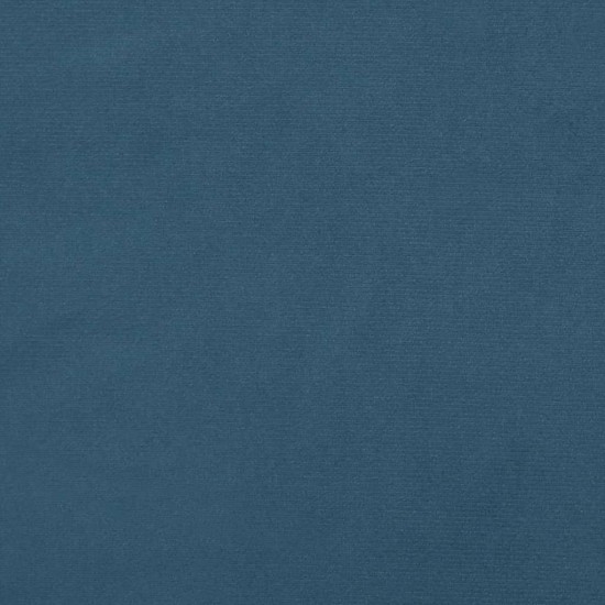 Galvūgalis su auselėmis, mėlyna, 203x16x118/128 cm, aksomas