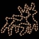 Kalėdinės dekoracijos elniai su LED, 2vnt., 57x55x4,5cm