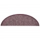 Laiptų kilimėliai, 15vnt., violetinės spalvos, 65x21x4cm