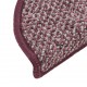 Laiptų kilimėliai, 15vnt., violetinės spalvos, 65x21x4cm