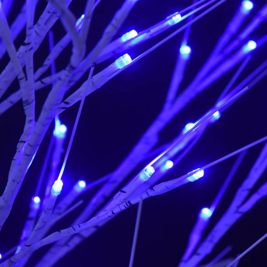 Kalėdinis medis, 2,2m, su 200 mėlynų LED lempučių