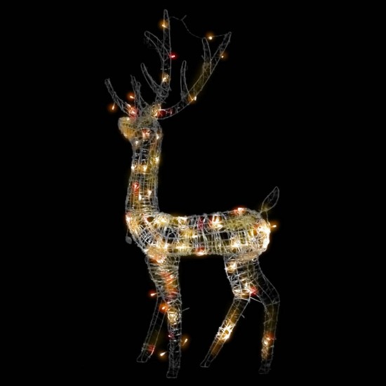 Kalėdinės dekoracijos elniai, 3vnt., spalvoti, 120cm, akrilas