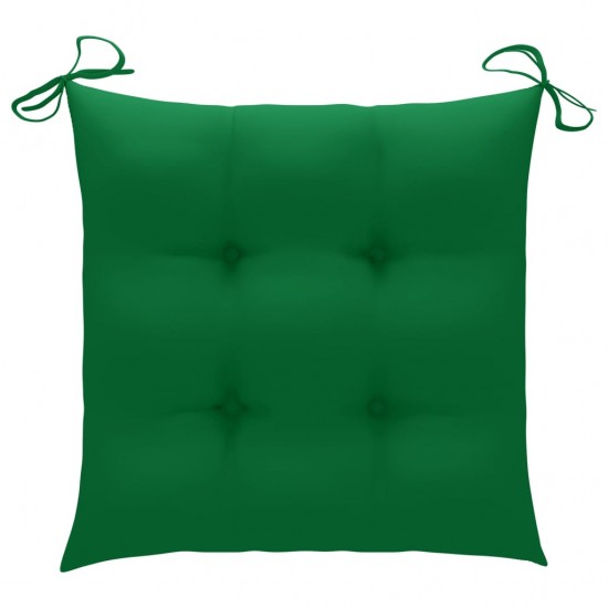 Kėdės pagalvėlės, 6vnt., žalios, 50x50x7cm, oksfordo audinys