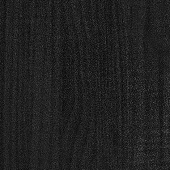Sodo loveliai, 2vnt., juodi, 31x31x70cm, pušies masyvas