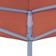 Proginės palapinės stogas, terakota spalvos, 4x3m, 270 g/m²