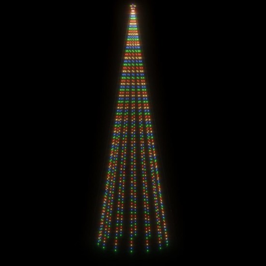 Kalėdų eglutė, 230x800cm, kūgio formos, 1134 įvairių spalvų LED