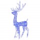 Kalėdinės dekoracijos elniai, 2vnt., 120cm, akrilas, mėlyni
