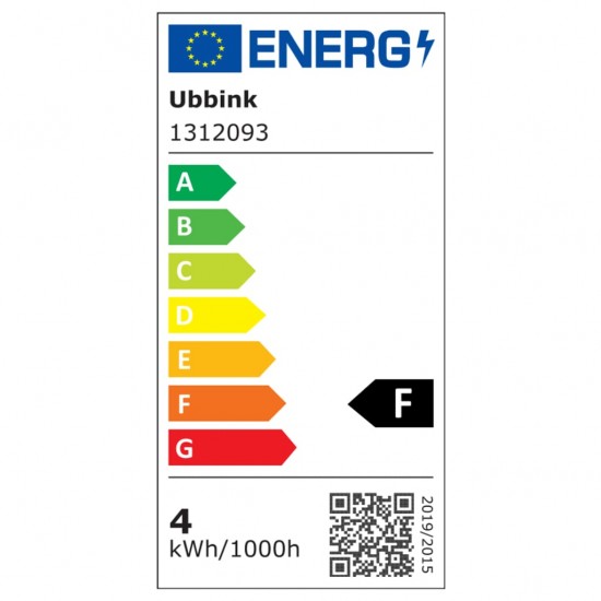 Ubbink Niagara krioklys, 60 cm, nerūdijančio plieno su LED apšvietimu