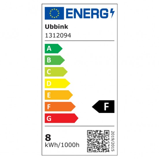 Ubbink Niagara krioklys, 90 cm, nerūdijančio plieno su LED apšvietimu