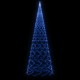 Kalėdų eglutė su kuoliuku, mėlynos spalvos, 3000LED, 800cm