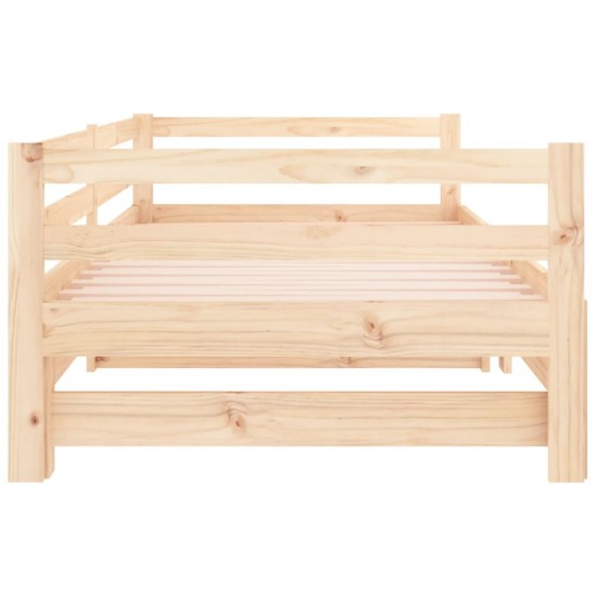 Ištraukiama lova, 2x(90x190)cm, pušies medienos masyvas