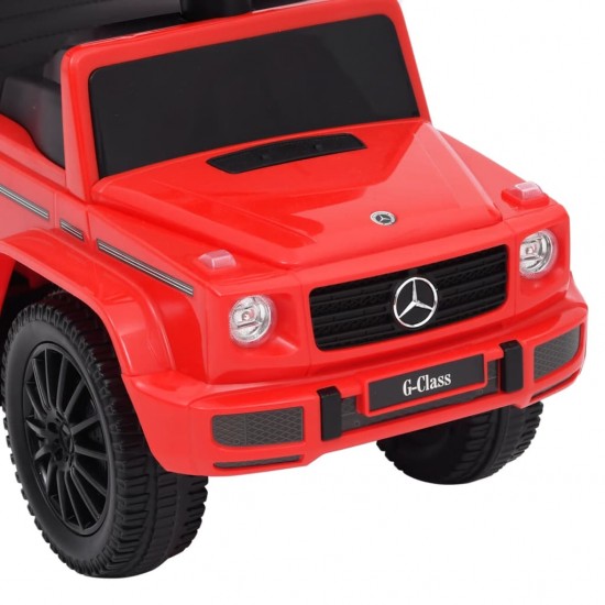 Paspiriamas vaikiškas automobilis Mercedes-Benz G63, raudonas