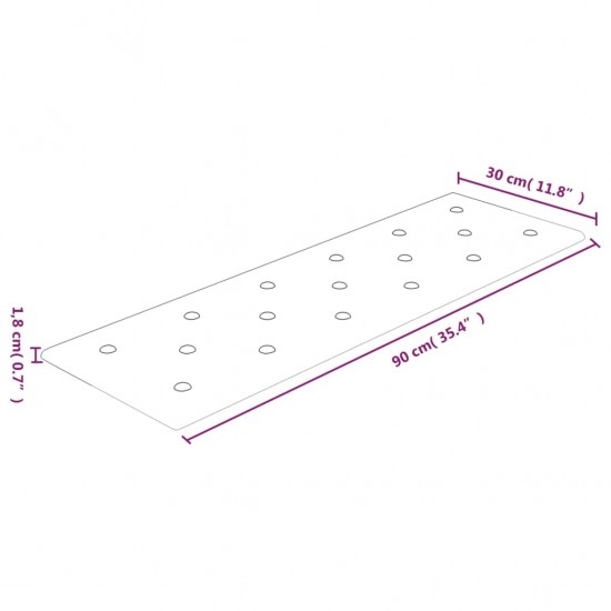 Sienų plokštės, 12vnt., juodos, 90x30cm, dirbtinė oda, 3,24m²