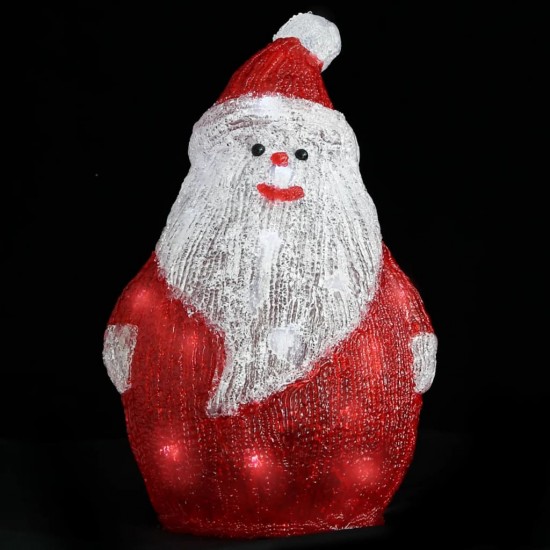 Akrilinė kalėdinė LED dekoracija Kalėdų Senelis, 28cm