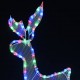 Kalėdinė lempučių ekspozicija elnias ir rogės, 432LED, tinklinė
