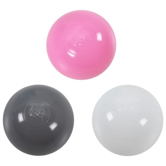 Žaidimų palapinė su 250 kamuoliukų, rožinė, 100x100x127cm