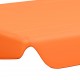 Pakaitinis skliautas sūpynėms, oranžinis, 188/168x110/145 cm