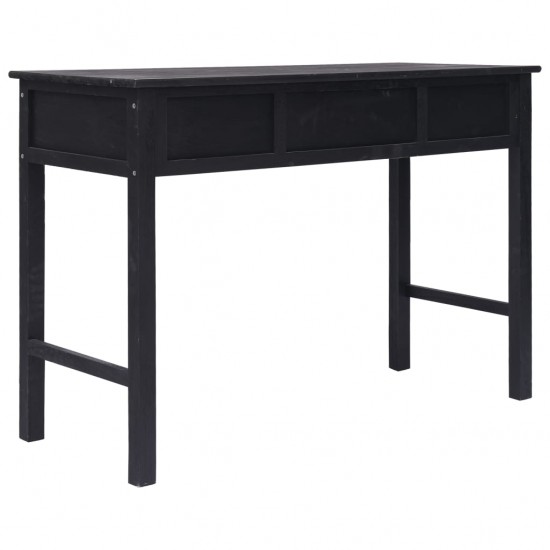 Konsolinis staliukas, juodos spalvos, 110x45x76cm, mediena