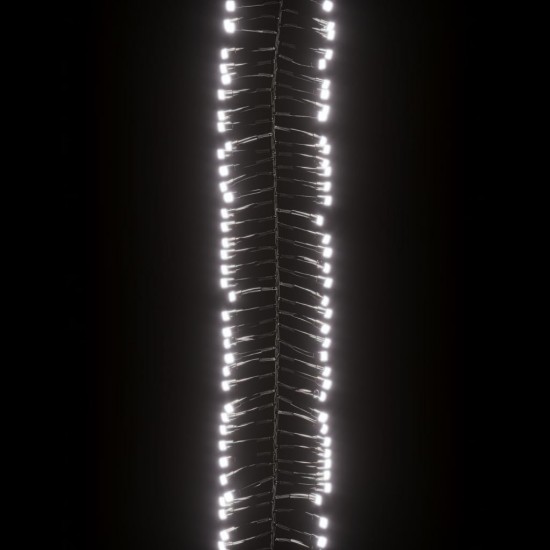 LED lempučių girlianda, 23m, PVC, 3000 šaltų baltų LED, tanki