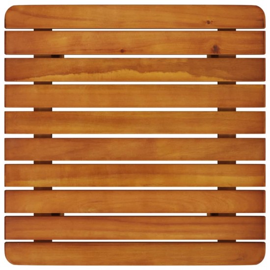 Bistro baldų komplektas, 3 dalių, akacijos medienos masyvas