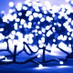 Smulkių LED lempučių girlianda, 45m, PVC, 2000 mėlynų LED