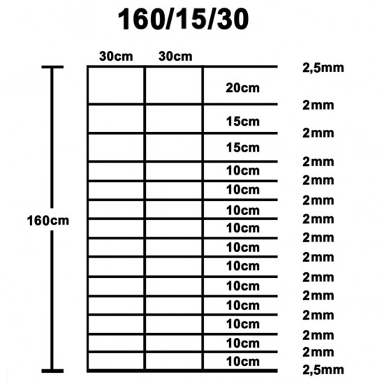 Sodo tvora, sidabrinė, 50x1,6m, galvanizuotas plienas