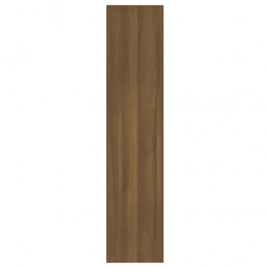 Spintelė knygoms/kambario pertvara, ruda, 60x30x135cm, mediena