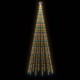 Kalėdų eglutė, 160x500cm, kūgio formos, 732 spalvotos LED