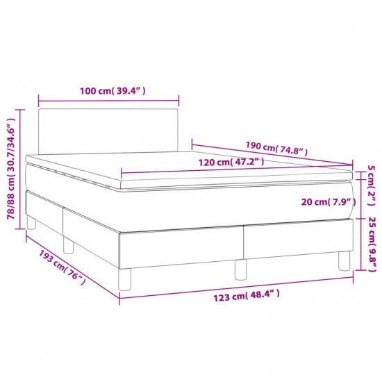 Galvūgalis su LED, taupe spalvos, 80x5x78/88cm, audinys