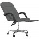 Atlošiama biuro kėdė, tamsiai pilkos spalvos, audinys