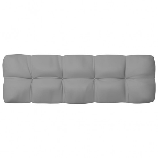 Pagalvėlės sofai iš palečių, 7vnt., pilkos spalvos