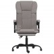 Atlošiama biuro kėdė, taupe spalvos, audinys