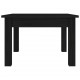 Kavos staliukas, juodas, 45x45x30cm, pušies medienos masyvas
