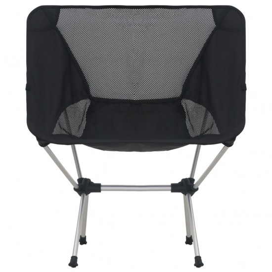 Sulankstomos stovyklavimo kėdės, 2 vnt., 54x50x65cm, aliuminis