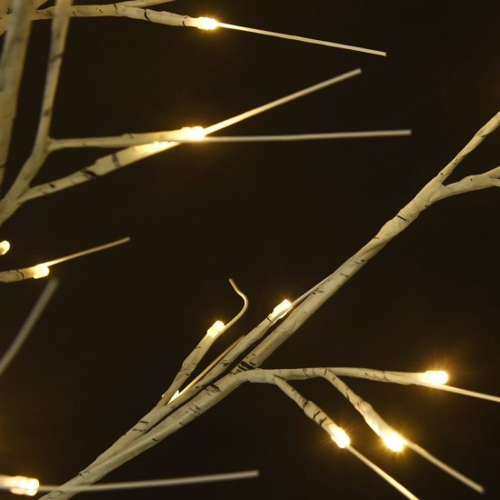Kalėdinis medis, 1,5m, su 140 šiltų baltų LED lempučių
