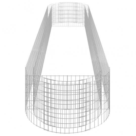 Gabiono lovelis, 500x100x50cm, galvanizuota geležis, aukštas