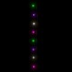 LED lempučių girlianda, 40m, PVC, 400 pastelinių spalvotų LED