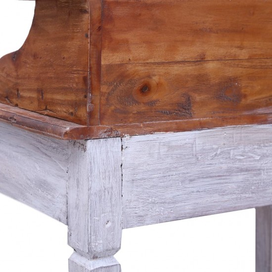 Rašomasis stalas su stalčiais, 90x50x101cm, medienos masyvas